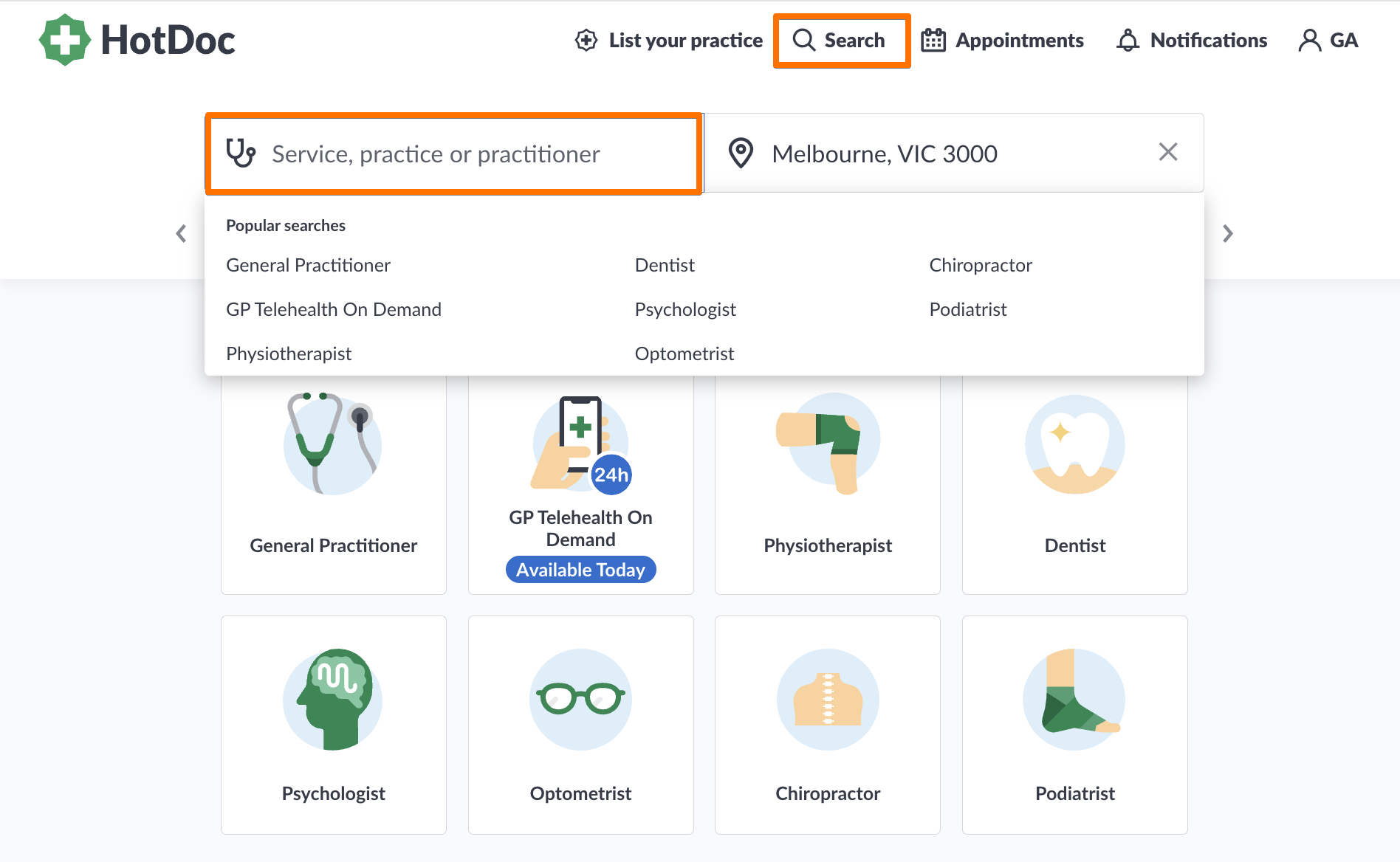 Monosnap Find and Book Your Doctor Online - HotDoc 2026-05-25 15-43-24.png